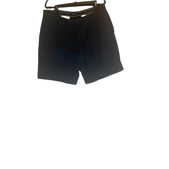 Nautica Other - Nautica Chino Shorts Size 38W Cotton Navy Blue Flat Front Men's
